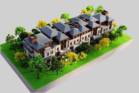 Fabricante modelo arquitectónico profesional para el edificio miniatura portátil hermoso proveedor