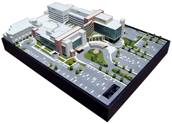 Miniatura modelo arquitectónica durable de acrílico del fabricante para el planeamiento industrial de la disposición proveedor