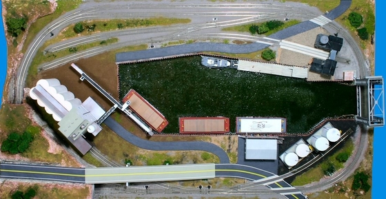 Fabricante modelo arquitectónico miniatura del ferrocarril, modelo de la disposición de la construcción proveedor