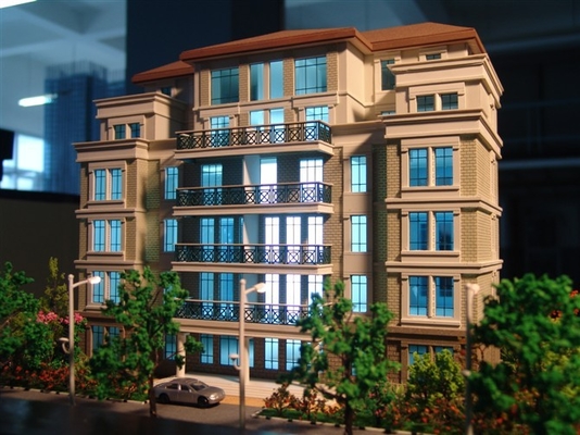 modelo del edificio modelo arquitectónico miniatura del fabricante 3D/del chalet/fabricación residencial del modelo de escala de la casa proveedor