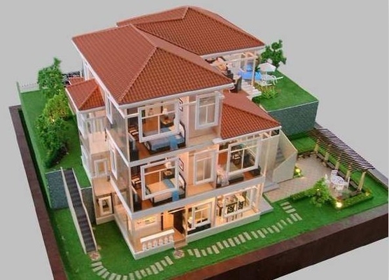 modelo del edificio modelo arquitectónico miniatura del fabricante 3D/del chalet/fabricación residencial del modelo de escala de la casa proveedor