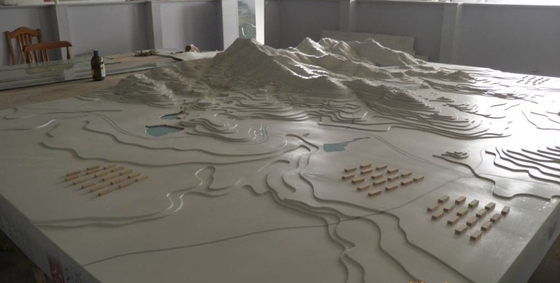 El fabricante modelo arquitectónico miniatura respetuoso del medio ambiente para la disposición/el terreno monocromáticos modela proveedor