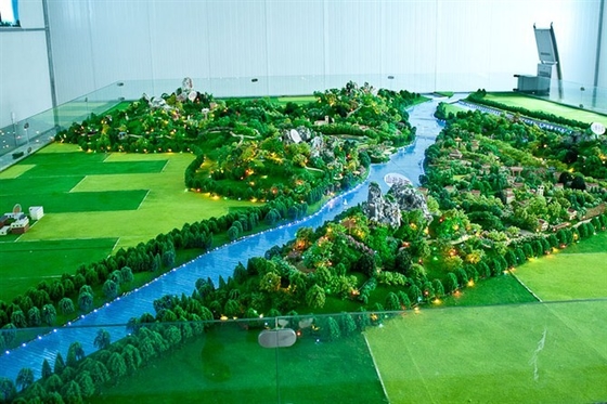 Fabricante modelo arquitectónico miniatura monocromático, modelo de escala monocromático proveedor