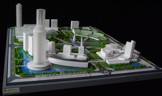 Fabricante modelo arquitectónico respetuoso del medio ambiente, modelo de escala del centro turístico de la playa/del océano proveedor