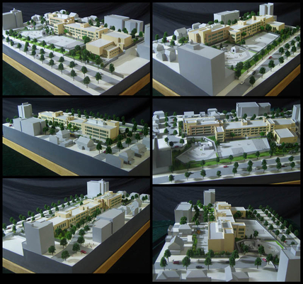 Fabricante modelo arquitectónico de los hospitales, fabricación miniatura del modelo de escala proveedor