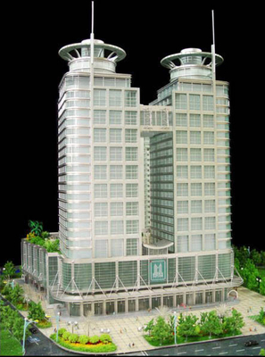 Fabricante modelo arquitectónico respetuoso del medio ambiente para la construcción del hospital proveedor