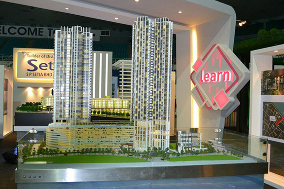 Edificios modelo arquitectónicos del acrílico y del ABS, fabricante modelo de la arquitectura proveedor