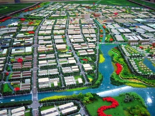 Fabricante modelo arquitectónico complejo para la tierra del modelado/del gobierno del terreno usando proveedor