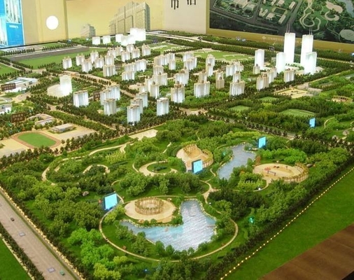 Artículo modelo arquitectónico del fabricante del proyecto del gobierno para la tierra compleja usando proveedor