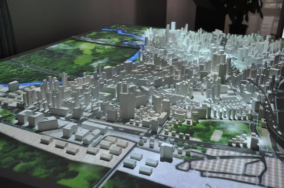 fabricante modelo arquitectónico hermoso 3D fuerte para el planeamiento de la playa proveedor