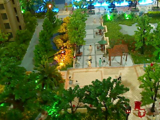 Fabricante modelo arquitectónico de la exhibición del paisaje, modelo de escala durable de la escena proveedor