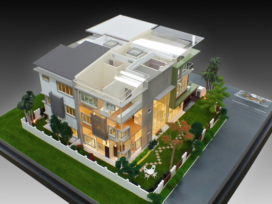 Fabricante modelo arquitectónico interior, modelo respetuoso del medio ambiente 3D proveedor