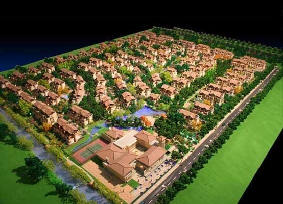 Fabricante modelo arquitectónico de Real Estate con el sistema de iluminación hermoso proveedor