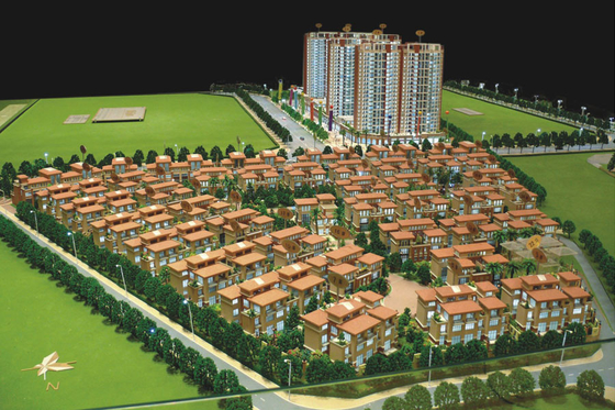 Fabricante modelo arquitectónico de Real Estate con el sistema de iluminación hermoso proveedor