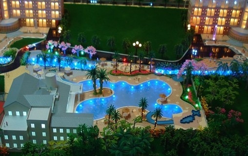 Fabricante modelo arquitectónico miniatura hermoso, modelos de escala de Real Estate proveedor