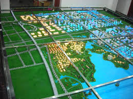 Fabricante modelo arquitectónico de la disposición fuerte de la ciudad, modelo miniatura de la disposición de la ciudad proveedor