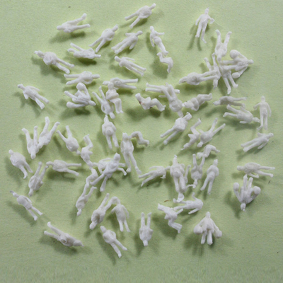 El blanco permanente/que se sienta de escala del 1:200 de la gente arquitectónica del modelo, figura el 1.0cm para la disposición proveedor