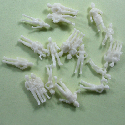 Gente arquitectónica del modelo de escala del blanco HO, figuras derechas del 1:87 los 2.0cm proveedor