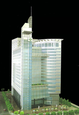 el modelo arquitectónico hermoso 3D suministra el anuncio publicitario para los altos edificios icónicos proveedor