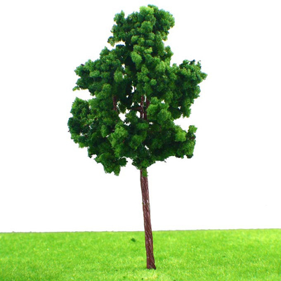 verde del 11CM y árboles modelo miniatura de Brown, árboles del modelo del tren del paisaje del paisaje del 1:100 de la escala proveedor