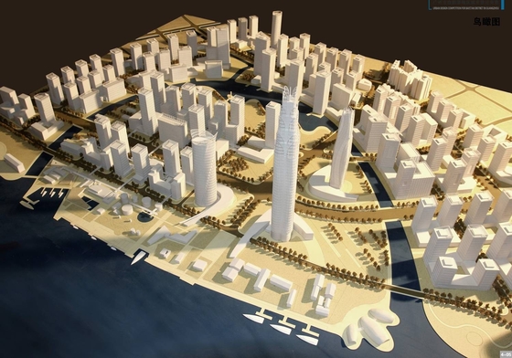 Fuerza del fabricante modelo arquitectónico para el modelo miniatura de la disposición de la ciudad proveedor