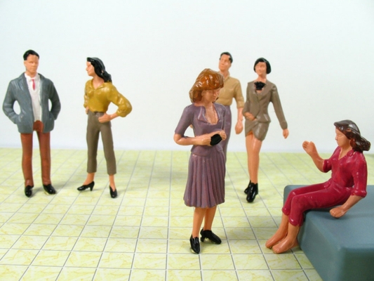 P25-6 al aire libre 1:25 arquitectónicos escala modelo personas pintado figuras 7 cm proveedor