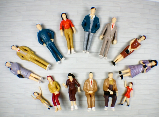 P25-14 al aire libre 1:25 arquitectónicos escala modelo personas pintado figuras 7 cm proveedor