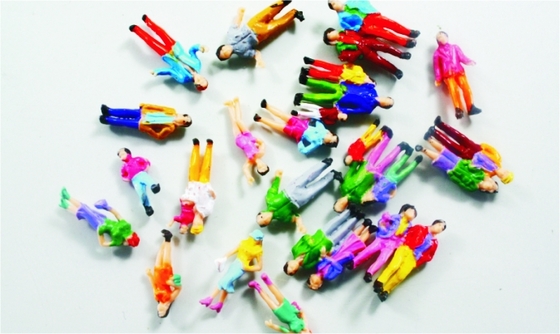 La gente arquitectónica del modelo de escala del 1:87 P87-25 HO pintó cuadros los 2.0cm proveedor