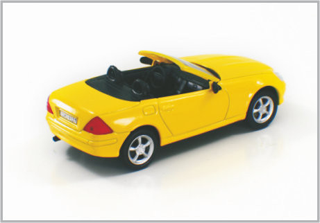 1/43 fundió el Benz de encargo Sik320 de Mercedes a troquel de los coches modelo de escala de la aleación amarilla para la colección proveedor