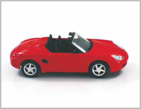 1/43 fundió los coches modelo de encargo Porsche Boxster de escala a troquel de la aleación roja para la colección y el regalo proveedor