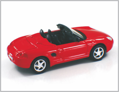 1/43 fundió los coches modelo de encargo Porsche Boxster de escala a troquel de la aleación roja para la colección y el regalo proveedor