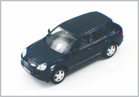 1/43 mini coches modelo de encargo fundidos a troquel Porsche Cayence de escala de la aleación de los azules marinos proveedor