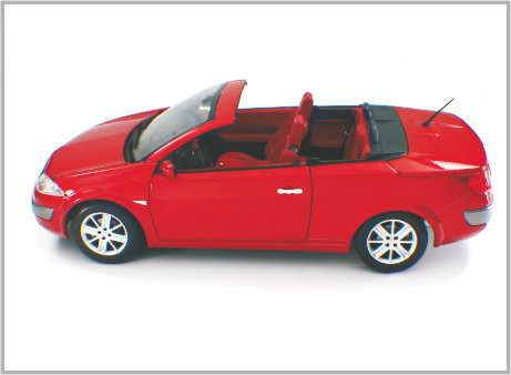 1/18 fundió los coches modelo de encargo imponentes rojos de escala a troquel de la aleación como a casa Decoratio y colección proveedor
