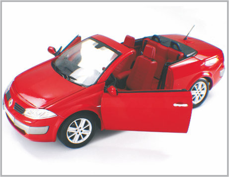 1/18 fundió los coches modelo de encargo imponentes rojos de escala a troquel de la aleación como a casa Decoratio y colección proveedor