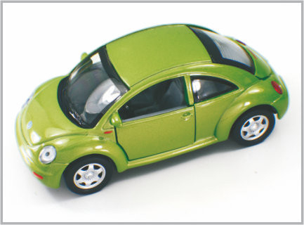 Coches modelo de encargo adorables fundidos a troquel adaptables nuevo BETTLE de escala del juguete proveedor