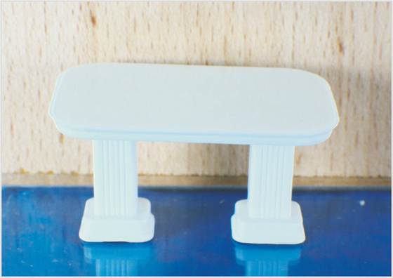 0330-03 1:20 / 1:25 / 1:30 Mesa de casa moderna arquitectura muebles modelo comedor Rectangular proveedor