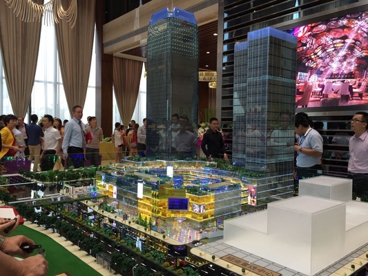Contenga el fabricante modelo arquitectónico miniatura con el sistema de iluminación proveedor