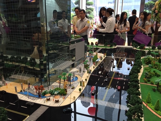 Contenga el fabricante modelo arquitectónico miniatura con el sistema de iluminación proveedor