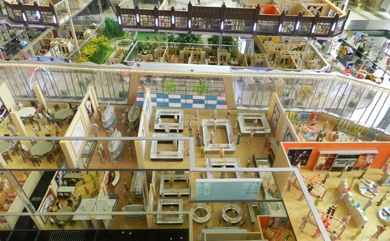 fabricación modelo de modelado arquitectónica del supermercado 3d, CE arquitectónico ROHS de los modelos 3d proveedor