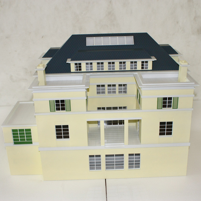 Base arquitectónica miniatura de madera de la disposición de los modelos del edificio comercial proveedor