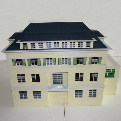 Base arquitectónica miniatura de madera de la disposición de los modelos del edificio comercial proveedor
