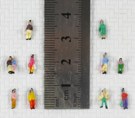 P200-10 C 1:200 HO escala arquitectónica modelo personas pintado figuras 1.0 cm proveedor
