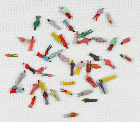 Figura de pintura materiales de escala del 1:75 de la gente arquitectónica del modelo de los equipos los 2.5cm/modelo proveedor